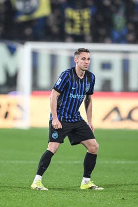 CALCIO - Serie A - US Cremonese vs Inter - FC Internazionale Davide Frattesi of Inter FC in action during the Italian Serie A football match between US Cremonese and Inter FC on February 1, 2026 at Giuseppe Meazza San Siro Siro stadium in Milan, Italy. Photo Tiziano Ballabio Cremona Italy  Copyright: xIPAxSport ABACAx
