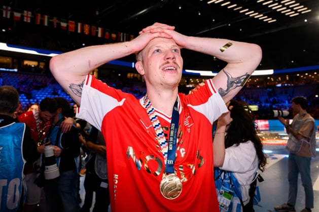 Herning Handball EM 2026 Final Denmark Germany Denmarks Magnus Saugstrup Jensen Herning Jyske Bank Boxing Denmark