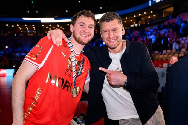 Herning Handball EM 2026 Final Denmark Germany Magnus and Niklas Landin Herning Jyske Bank Boxing Denmark