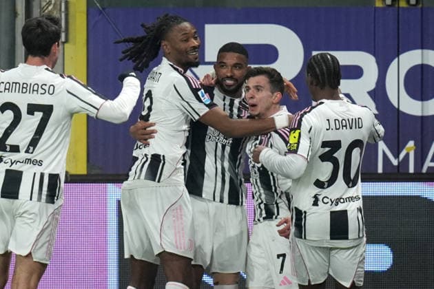 Juventus™ Bremer celebrates after scoring the 1-0 goal for his team during the Serie A soccer match between Parma and Juventus at Ennio Tardini Stadium in Parma, North Italy, Sunday, February 1, 2026. Soccer  Copyright: xMassimoxPaolone LaPressex