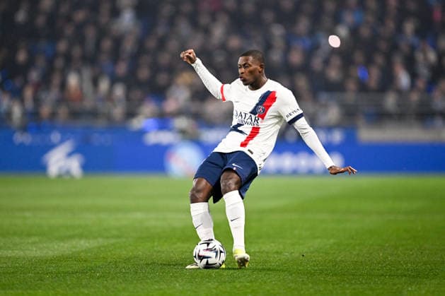 RC Strasbourg Alsace v Paris Saint-Germain - Ligue 1 McDonald s 2025 2026 25 Nuno MENDES (psg) during the Ligue 1 McDonald s match between Strasbourg and Paris SG at Stade de la Meinau on February 1, 2026 in Strasbourg, France. Strasbourg France  Copyright: xFEPx 776348271