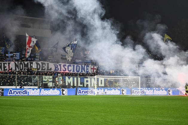 US Cremonese v FC Internazionale - Serie A Inter FC supporters attend the Italian Serie A football match between US Cremonese and Inter FC at Giuseppe Meazza San Siro stadium in Milan, Italy, on February 1, 2026. Cremona Italy  Copyright: xTizianoxBallabiox originalFilename:ballabio-uscremon260201_npjrR.jpg