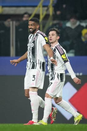 Juventus™ Bremer celebrates after scoring the 1-0 goal for his team during the Serie A soccer match between Parma and Juventus at Ennio Tardini Stadium in Parma, North Italy, Sunday, February 1, 2026. Soccer  Copyright: xMassimoxPaolone LaPressex