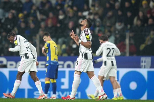 Juventus™ Bremer celebrates after scoring the 1-0 goal for his team during the Serie A soccer match between Parma and Juventus at Ennio Tardini Stadium in Parma, North Italy, Sunday, February 1, 2026. Soccer  Copyright: xMassimoxPaolone LaPressex
