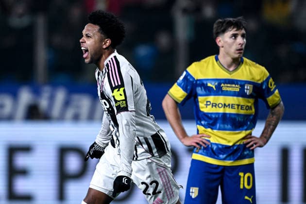 Mg Parma 01 02 2026 - campionato di calcio Serie A Parma-Juventus foto Matteo Gribaudi Image nella foto: esultanza gol Weston McKennie 