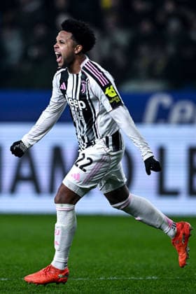 Mg Parma 01 02 2026 - campionato di calcio Serie A Parma-Juventus foto Matteo Gribaudi Image nella foto: esultanza gol Weston McKennie 