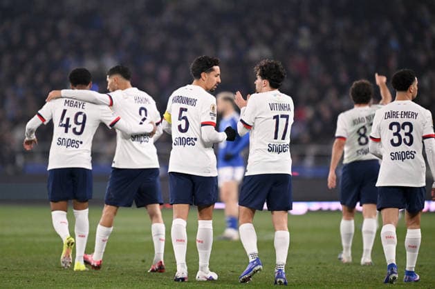 RC Strasbourg Alsace v Paris Saint-Germain - Ligue 1 McDonald s 2025 2026 05 MARQUINHOS (psg) during the Ligue 1 McDonald s match between Strasbourg and Paris SG at Stade de la Meinau on February 1, 2026 in Strasbourg, France. Strasbourg France  Copyright: xFEPx 776348271