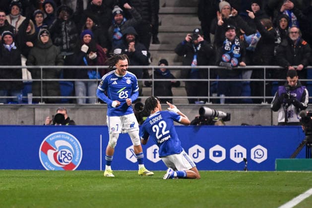 RC Strasbourg Alsace v Paris Saint-Germain - Ligue 1 McDonald s 2025 2026 07 Diego MOREIRA (rcsa) during the Ligue 1 McDonald s match between Strasbourg and Paris SG at Stade de la Meinau on February 1, 2026 in Strasbourg, France. Strasbourg France  Copyright: xFEPx 776348271