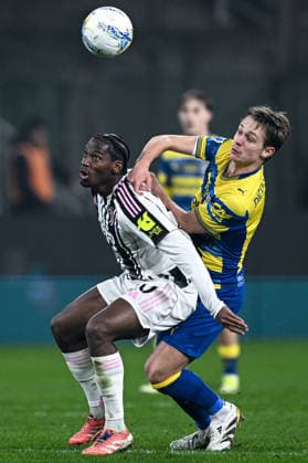 Mg Parma 01 02 2026 - campionato di calcio Serie A Parma-Juventus foto Matteo Gribaudi Image nella foto: Jonathan David-Hans Nicolussi Caviglia 