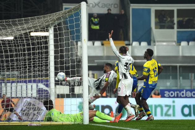 Juventus™ Bremer goal 1-3 during the Serie A soccer match between Parma and Juventus at Ennio Tardini Stadium in Parma, North Italy, Sunday, February 1, 2026. Soccer  Copyright: xMassimoxPaolone LaPressex