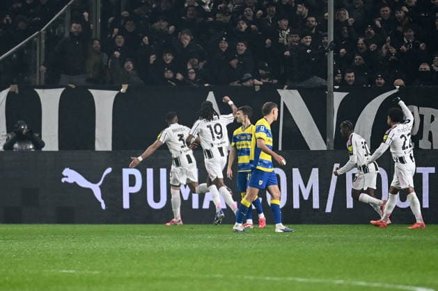 CALCIO - Serie A - Parma Calcio vs Juventus FC Gleison Bremer (Juventus Fc) celebrating his goal during Parma Calcio vs Juventus FC, Italian soccer Serie A match in Parma, Italy, February 01 2026 Parma Italy  Copyright: xIPAxSport ABACAx
