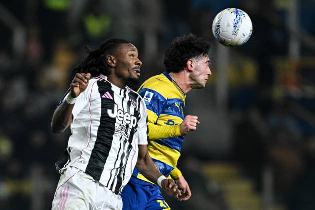 Mg Parma 01 02 2026 - campionato di calcio Serie A Parma-Juventus foto Matteo Gribaudi Image nella foto: Khephrem Thuram-Alessandro Circati 