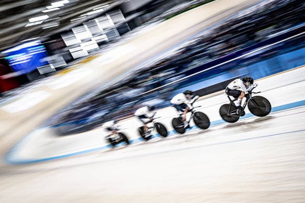 KRÖGER Mieke, KLEIN Lisa, SÜßEMILCH Laura, BRAUßE Franziska UEC Track Cycling European Championships Konya 2026 KRÖGER Mieke KLEIN Lisa SÜßEMILCH Laura BRAUßE Franziska GER Germany Landscape horizontal Landscape Event Event UEC Track Cycling European Championships 2026 Category Category Cycling Track Cycling European Championships Location Location Asia Turkey Konya Discipline Team Pursuit Category Elite Women Distance 4000 m Date Date 01 02 2026 Sunday Day 1