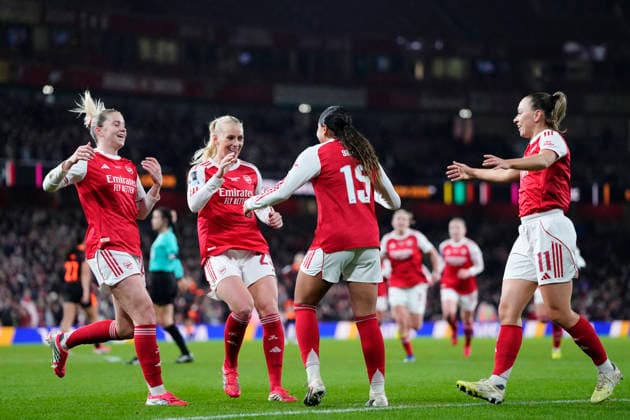 Arsenal Women FC v SC Corinthians - FIFA Women s Champions Cup 2026 Final Olivia Smith forward of Arsenal and Canada celebrates after scoring her sides first goal during the FIFA Women s Champions Cup 2026 Final match between Arsenal Women FC and SC Corinthians at Arsenal Stadium on February 1, 2026 in London, United Kingdom. London England United Kingdom  Copyright: xJosexBretonx originalFilename:bretonhernandez-arsenalw260201_npboz.jpg