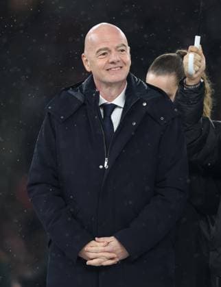 . - Arsenal Women v Corinthians Women, FIFA Women s Champions Cup Final, Emirates Stadium, London, UK - 1st February 2026. Daniel Weir Crystal Pix Daniel Weir Crystal Pix Gianni Infantino President of FIFA. - Arsenal Women v Corinthians Women, FIFA Women s Champions Cup Final, Emirates Stadium, London, UK - 1st February 2026. Daniel Weir Crystal Pix London Emirates Stadium UK Copyright: xDanielxWeirx CP_Arsenal_Women_Corinthians_Women_DW75