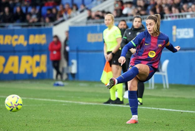 FC Barcelona, Barca Femeni v Sevilla FC Femenino - Liga F Moeve Alexia Putellas plays during the match between FC Barcelona Women and Sevilla FC Women, corresponding to week 18 of the Liga F Moeve, at the Johan Cruyff Stadium in Barcelona, Spain, on February 1, 2026. Barcelona Barcelona Spain  Copyright: xUrbanandsportx originalFilename:urbanandsport-fcbarcel260201_npTUY.jpg