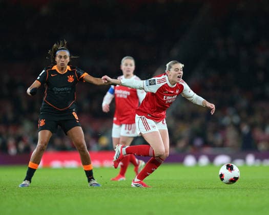 London, England, February 01 2026: Alessia Russo (23 Arsenal) fouled during the FIFA Womens Champions Cup 2026 Final game between Arsenal and SC Corinthians at Emirates Stadium in London, England. (Photo by Jay Patel Sports Press Photo SPP) Copyright: xJayxPatel SportsxPressxPhoto SPPx Sportspressphoto_SPR88395