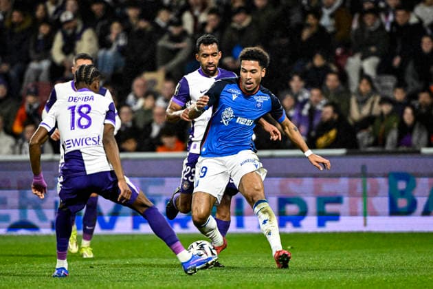 FOOTBALL : Toulouse vs Auxerre - 20eme Journee de Ligue1 McDonald S - Toulouse - 01 02 2026 Daniel Loader (aja) Toulouse  Copyright: xThierryxBretonx