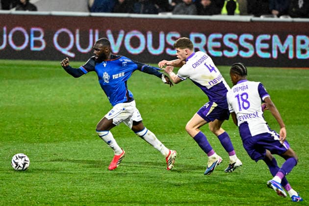 FOOTBALL : Toulouse vs Auxerre - 20eme Journee de Ligue1 McDonald S - Toulouse - 01 02 2026 Lassine Sinayoko (aja) Toulouse  Copyright: xThierryxBretonx