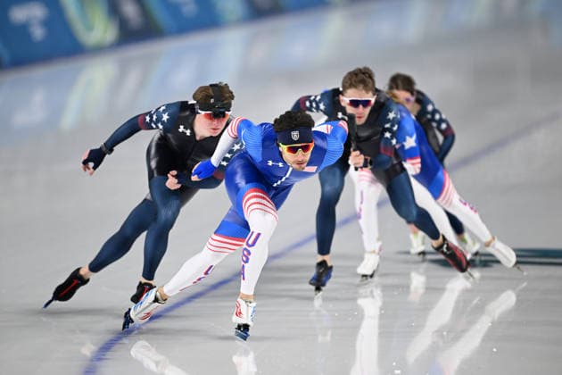 USA team group, Mannschaftsbild, Totale FEBRUARY 1, 2026 - Speed skating, Eisschnelllauf : Milano Cortina 2026 Olympic Winter games, Winterspiele,Spiele, Summer games at Milano Speed Skating Stadium in Milan, Italy. Noxthirdxpartyxsales  aflo_318158752