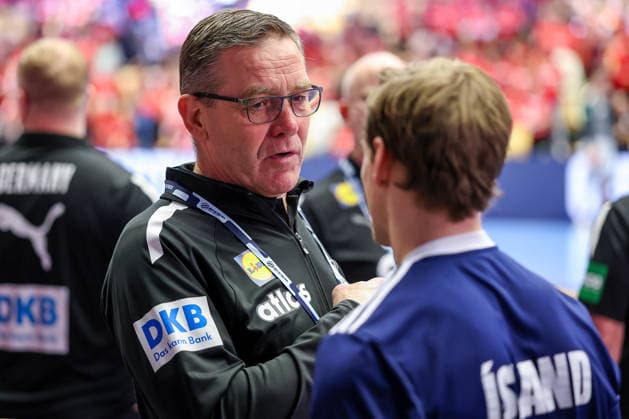 01 02 2026, Handball, Men s EHF EURO 2026, Germany Denmark, Jyske Bank Boxen in Herning, Final Headcoach Alfred Gislason Germany hc Denmark