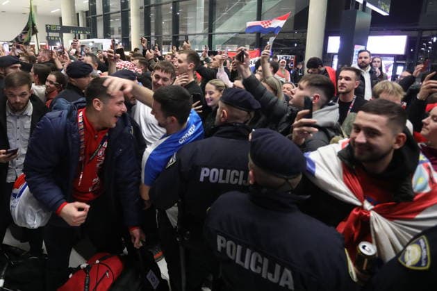 Velika Gorica, Croatia, 020226. Welcome of the Croatian handball team after winning bronze at the European Championship, EM, Europameisterschaft Photo: Ranko Suvar CROPIX Hrvatska Copyright: xxRankoxSuvarx rukometasi_docek18-020226