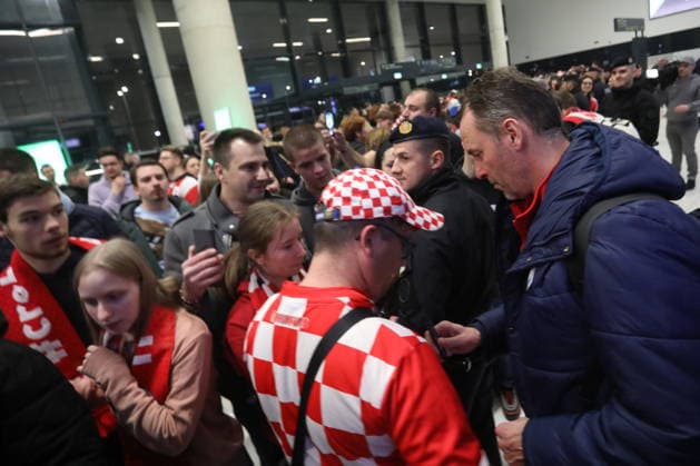 Velika Gorica, Croatia, 020226. Welcome of the Croatian handball team after winning bronze at the European Championship, EM, Europameisterschaft In the photo: Dagur Sigurdsson. Photo: Ranko Suvar CROPIX Hrvatska Copyright: xxRankoxSuvarx rukometasi_docek26-020226