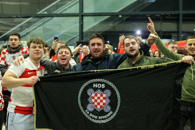Welcoming the bronze medal-winning handball players at Franjo Tudjman Airport Welcoming the bronze medal-winning handball players at Franjo Tudjman Airport. Around 300 mostly young fans welcomed their heroes on their return to Croatia. The players got off the plane at around 4 am, at Zagreb, Croatia, on on February 02, 2026.  ZeljkoxLukunicx PIXSELL