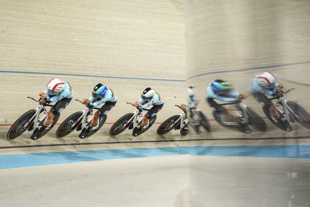 2026 UEC European Track cycling, Rad, Radsport, Bahnrad, Bahn Championships in Konya KONYA, TURKIYE - FEBRUARY 2: Athletes compete in women s team pursuit races during 2026 UEC Track Cycling European Championships, organized in collaboration between the Turkish Cycling Federation and the European Cycling Union (UEC), in Konya, Turkiye on February 2, 2026. Dilara Irem Sancar Anadolu Konya Turkey. Editorial use only. Please get in touch for any other usage.  Copyright: x2026xAnadoluxDilaraxIremxSancarx