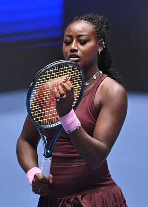 Alycia Parks from USA is seen against Julia Grabher from Austria during the WTA, Tennis Damen women s tennis tournament Ostrava Open match on February 2, 2026, in Ostrava, Czech Republic. (CTKxPhoto JaroslavxOzana) CTKPhotoP2026020205778  CTKPhotoP2026020205778