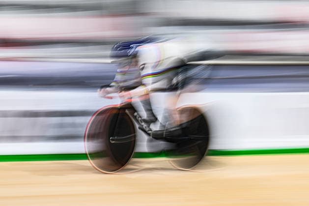 2026 UEC Track Elite European Championships Picture by Olly Hassell SWpix.com - 02 02 2026 - Cycling - 2026 UEC Track Elite European Championships - Konya Velodrome, Konya, Türkiye - Women s Sprint Qualifying - Hetty van de Wouw (Netherlands) Copyright: x xSWpix.comx(t axPhotographyxHubxLtd)xOllyxHassell SWpix.comx SWP-3177-0322