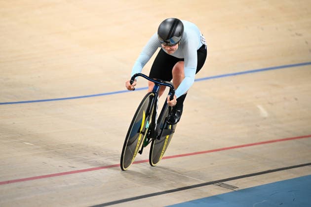 2026 UEC Track Elite European Championships Picture by Olly Hassell SWpix.com - 02 02 2026 - Cycling - 2026 UEC Track Elite European Championships - Konya Velodrome, Konya, Türkiye - Women s Sprint Qualifying - Alina Lysenko (Individual Neutral Athletes) Copyright: x xSWpix.comx(t axPhotographyxHubxLtd)xOllyxHassell SWpix.comx SWP-3177-0325