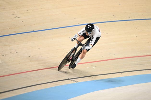 2026 UEC Track Elite European Championships Picture by Olly Hassell SWpix.com - 02 02 2026 - Cycling - 2026 UEC Track Elite European Championships - Konya Velodrome, Konya, Türkiye - Women s Sprint Qualifying - Lea Sophie Friedrich (Germany) Copyright: x xSWpix.comx(t axPhotographyxHubxLtd)xOllyxHassell SWpix.comx SWP-3177-0328