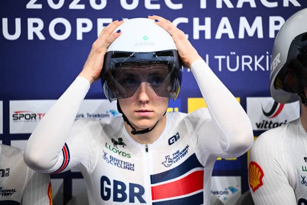 2026 UEC Track Elite European Championships Picture by Olly Hassell SWpix.com - 02 02 2026 - Cycling - 2026 UEC Track Elite European Championships - Konya Velodrome, Konya, Türkiye - Women s Team Pursuit First Round - Josie Knight (Great Britain) Copyright: x xSWpix.comx(t axPhotographyxHubxLtd)xOllyxHassell SWpix.comx SWP-3177-0330