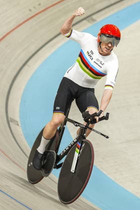 2026 UEC European Track cycling, Rad, Radsport, Bahnrad, Bahn Championships in Konya KONYA, TURKIYE - FEBRUARY 2: Lund Rasmus Pedersen of Denmark celebrates after competing men s team pursuit races during 2026 UEC Track Cycling European Championships at Konya Velodrome in Konya, Turkiye on February 2, 2026. Dilara Irem Sancar Anadolu Konya Turkey. Editorial use only. Please get in touch for any other usage.  Copyright: x2026xAnadoluxDilaraxIremxSancarx