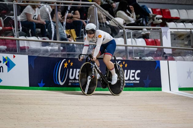 CAPEWELL Sophie UEC Track Cycling European Championships Konya 2026 CAPEWELL Sophie GBR Great Britain Landscape horizontal Landscape Event Event UEC Track Cycling European Championships 2026 Category Category Cycling Track Cycling European Championships Location Location Asia Turkey Türkiye Konya Discipline Sprint Category Elite Women Distance 200 m Date Date 02 02 2026 Monday Day 2