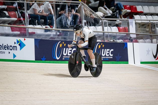 GRABOSCH Pauline Sophie UEC Track Cycling European Championships Konya 2026 GRABOSCH Pauline Sophie GER Germany Landscape horizontal Landscape Event Event UEC Track Cycling European Championships 2026 Category Category Cycling Track Cycling European Championships Location Location Asia Turkey Türkiye Konya Discipline Sprint Category Elite Women Distance 200 m Date Date 02 02 2026 Monday Day 2