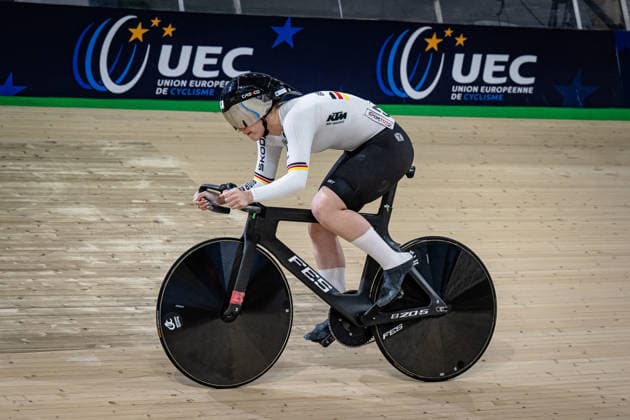 GRABOSCH Pauline Sophie UEC Track Cycling European Championships Konya 2026 GRABOSCH Pauline Sophie GER Germany Landscape horizontal Landscape Event Event UEC Track Cycling European Championships 2026 Category Category Cycling Track Cycling European Championships Location Location Asia Turkey Türkiye Konya Discipline Sprint Category Elite Women Distance 200 m Date Date 02 02 2026 Monday Day 2