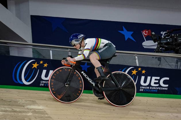 VAN DE WOUW Hetty UEC Track Cycling European Championships Konya 2026 VAN DE WOUW Hetty NED Netherlands Landscape horizontal Landscape Event Event UEC Track Cycling European Championships 2026 Category Category Cycling Track Cycling European Championships Location Location Asia Turkey Türkiye Konya Discipline Sprint Category Elite Women Distance 200 m Date Date 02 02 2026 Monday Day 2