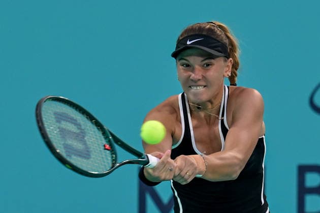 Mubadala Abu Dhabi Open ABU DHABI, UNITED ARAB EMIRATES - FEBRUARY 2: Oksana Selekhmeteva in action against Jelena Ostapenko of Latvia (not seen) during the women’s singles match of the Mubadala Abu Dhabi Open at Zayed Sports City International Tennis Centre in Abu Dhabi, United Arab Emirates on February 2, 2026. Waleed Zein Anadolu Abu Dhabi United Arab Emirates. Editorial use only. Please get in touch for any other usage.  Copyright: x2026xAnadoluxWaleedxZeinx