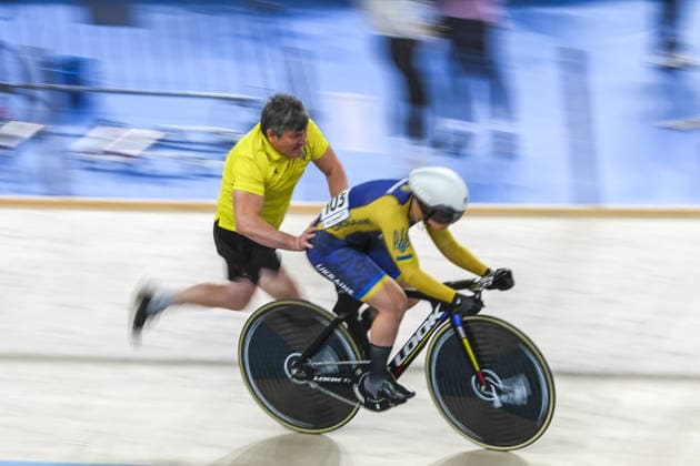 2026 UEC European Track cycling, Rad, Radsport, Bahnrad, Bahn Championships in Konya KONYA, TURKIYE - FEBRUARY 2: Athletes compete in women s sprint and men s time trials during 2026 UEC Track Cycling European Championships, organized in collaboration between the Turkish Cycling Federation and the European Cycling Union (UEC), in Konya, Turkiye on February 2, 2026. Dilara Irem Sancar Anadolu Konya Turkey. Editorial use only. Please get in touch for any other usage.  Copyright: x2026xAnadoluxDilaraxIremxSancarx