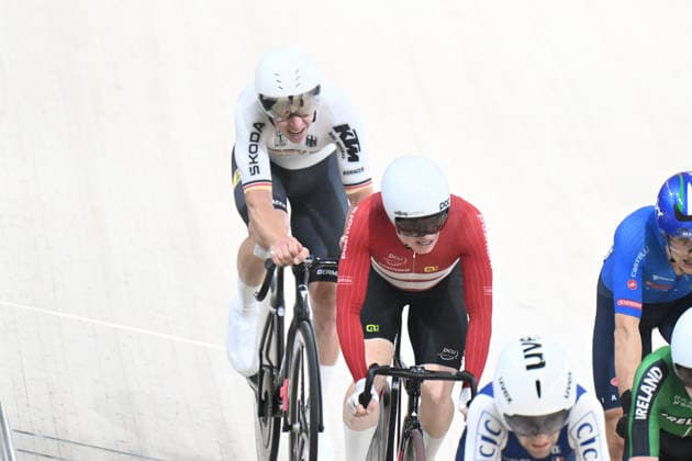 02-02-2026 European Championships Elite Track; Giornata 02; 2026, Germany; 2026, Danimarca; Teutenberg, Tim Torn; Haugsted, Conrad; Konya - Velodrom; 