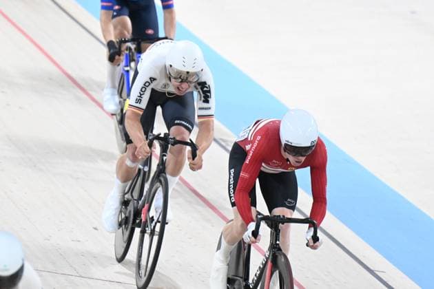 02-02-2026 European Championships Elite Track; Giornata 02; 2026, Germany; 2026, Danimarca; Teutenberg, Tim Torn; Haugsted, Conrad; Konya - Velodrom; 