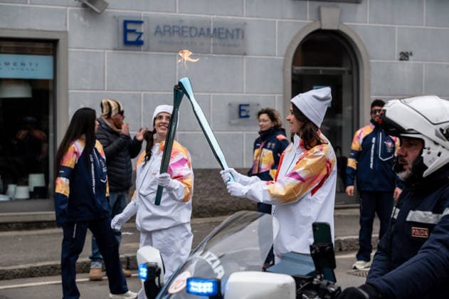 Milan Cortina 2026, Olympic torch relay in Bergamo
