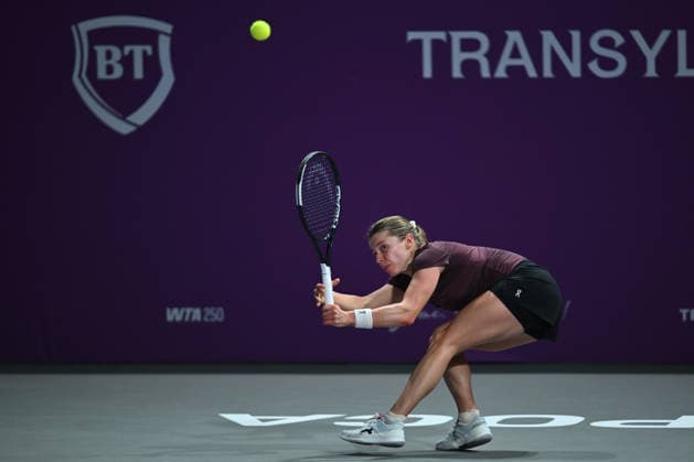 Transylvania Open 2026 - WTA, Tennis Damen 250 Tournament - Day 3 - Maja Chwalinska v Ana Bogdan Maja Chwalinska of Poland competes in the first round of the Transylvania Open 2026, a WTA250 Tournament, against Ana Bogdan of Romania, at BT Arena in Cluj-Napoca, Romania, on February 2, 2026. Bucharest Romania  Copyright: xAlexxNicodimx originalFilename:nicodim-transylv260202_npmRT.jpg
