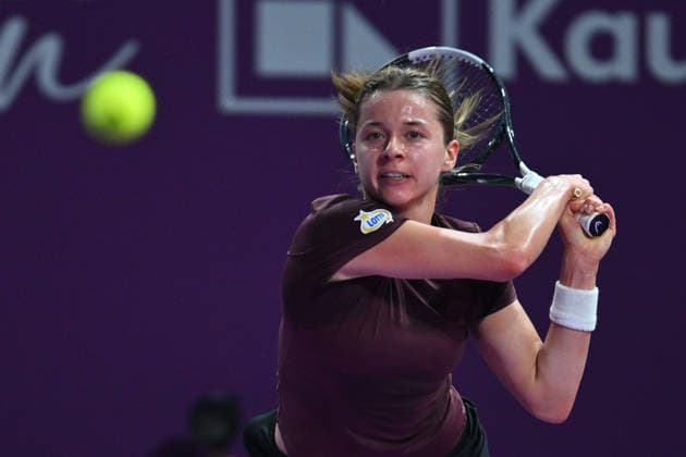 Transylvania Open 2026 - WTA, Tennis Damen 250 Tournament - Day 3 - Maja Chwalinska v Ana Bogdan Maja Chwalinska of Poland competes in the first round of the Transylvania Open 2026, a WTA250 Tournament, against Ana Bogdan of Romania, at BT Arena in Cluj-Napoca, Romania, on February 2, 2026. Bucharest Romania  Copyright: xAlexxNicodimx originalFilename:nicodim-transylv260202_nprS4.jpg