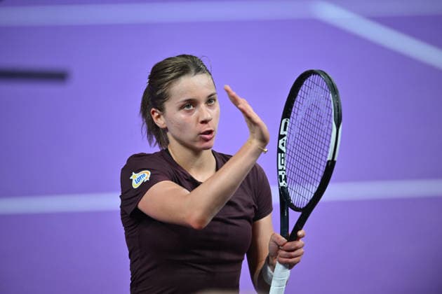 Transylvania Open 2026 - WTA, Tennis Damen 250 Tournament - Day 3 - Maja Chwalinska v Ana Bogdan Maja Chwalinska of Poland competes in the first round of the Transylvania Open 2026, a WTA250 Tournament, against Ana Bogdan of Romania, at BT Arena in Cluj-Napoca, Romania, on February 2, 2026. Bucharest Romania  Copyright: xAlexxNicodimx originalFilename:nicodim-transylv260202_npY0l.jpg