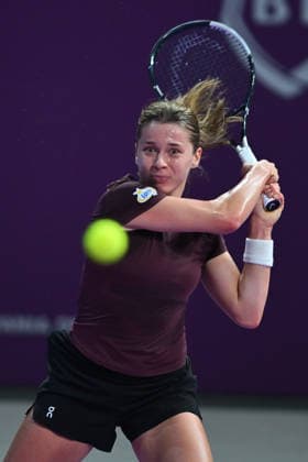 Transylvania Open 2026 - WTA, Tennis Damen 250 Tournament - Day 3 - Maja Chwalinska v Ana Bogdan Maja Chwalinska of Poland competes in the first round of the Transylvania Open 2026, a WTA250 Tournament, against Ana Bogdan of Romania, at BT Arena in Cluj-Napoca, Romania, on February 2, 2026. Bucharest Romania  Copyright: xAlexxNicodimx originalFilename:nicodim-transylv260202_np807.jpg