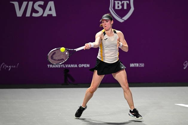 Transylvania Open 2025 - WTA, Tennis Damen 250 Tournament - Round 1 Tamara Zidansek competes during round 1 of the Transylvania Open 2026, a WTA250 Tournament, at BT Arena in Cluj-Napoca, Romania, on February 2, 2026 Cluj-Napoca Romania  Copyright: xFlaviuxBuboix originalFilename:buboi-notitle260202_np91J.jpg