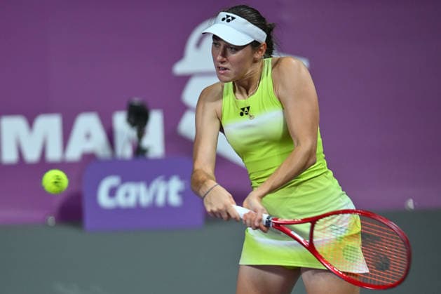 Transylvania Open 2025 - WTA, Tennis Damen 250 Tournament - Day 3 - Ruxandra Bertea v Kaja Juvan Kaja Juvan of Slovenia competes in the first round of the Transylvania Open 2025, a WTA250 Tournament, against Elena Ruxandra Bertea of Romania, at BT Arena in Cluj-Napoca, Romania, on February 2, 2026. Bucharest Romania  Copyright: xAlexxNicodimx originalFilename:nicodim-transylv260202_npOAf.jpg